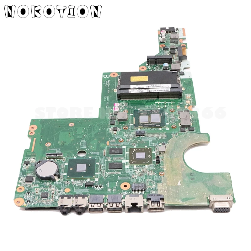 NOKOTION DAAX1JMB8C0 637584-001 аккумулятор большой емкости для hp павильон G62 CQ62 Материнская плата ноутбука i3-370M Процессор HM55 HD6370M 512MB DDR3