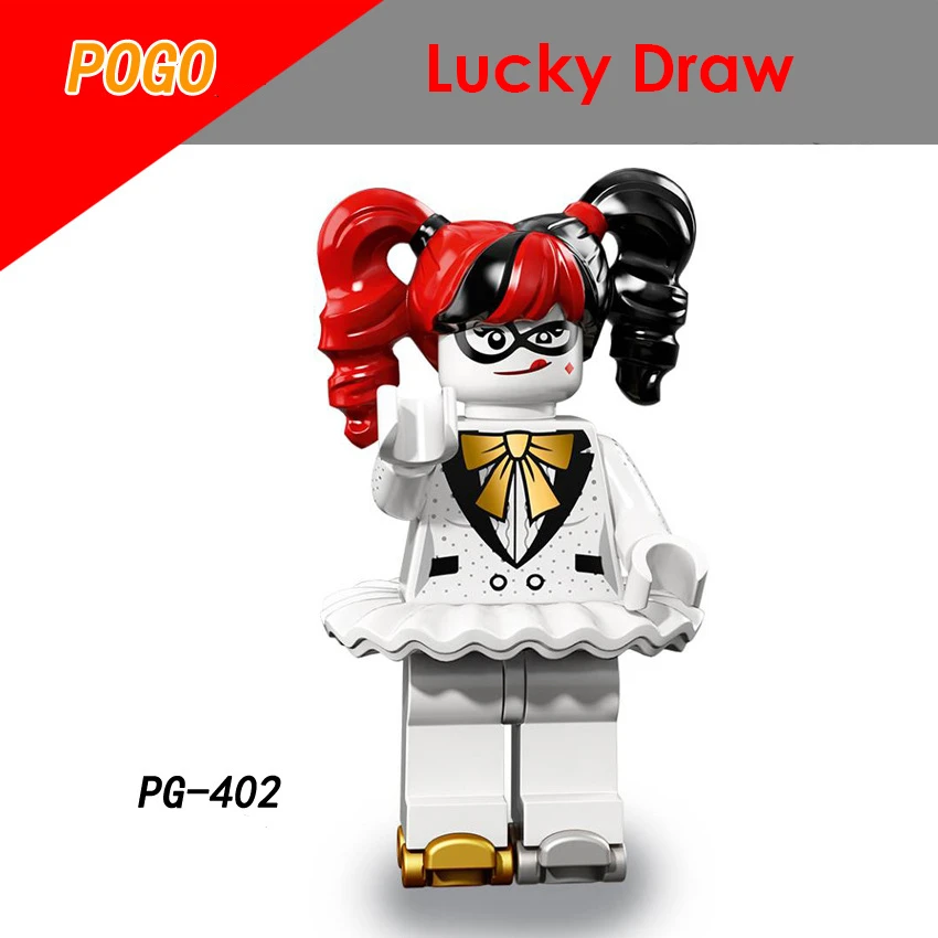 PG8106 Супер Герои El Dorado Бэтмен Харли Квинн ар фу Робин строительные блоки кирпичи