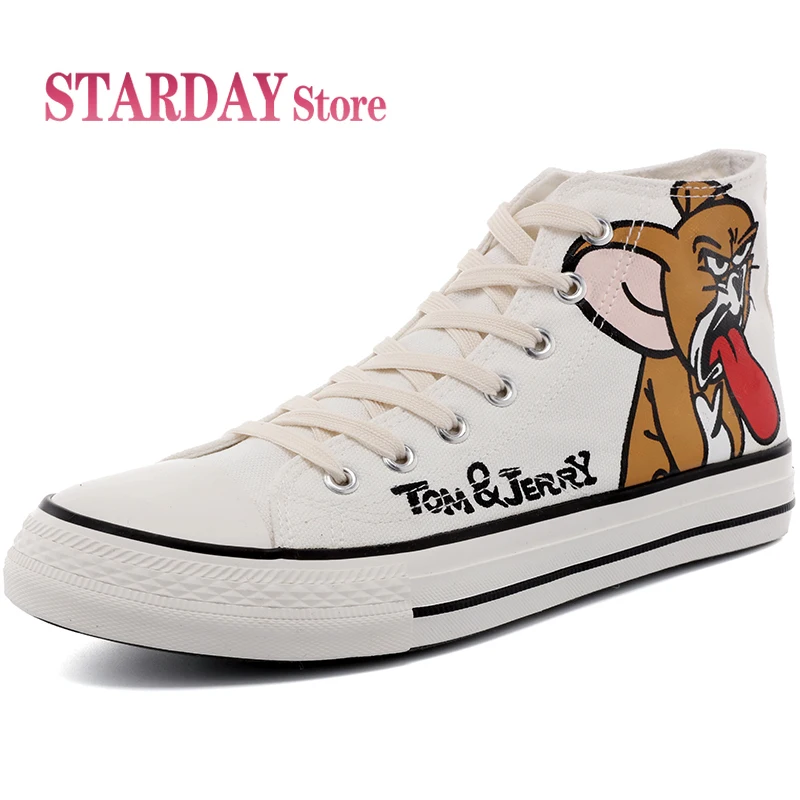 

New Men's Shoes Vulcanized Canvas Shoes High-top Breathable Men Sneakers Flats Walking Casual Travel Tennis Shoes Skateboard