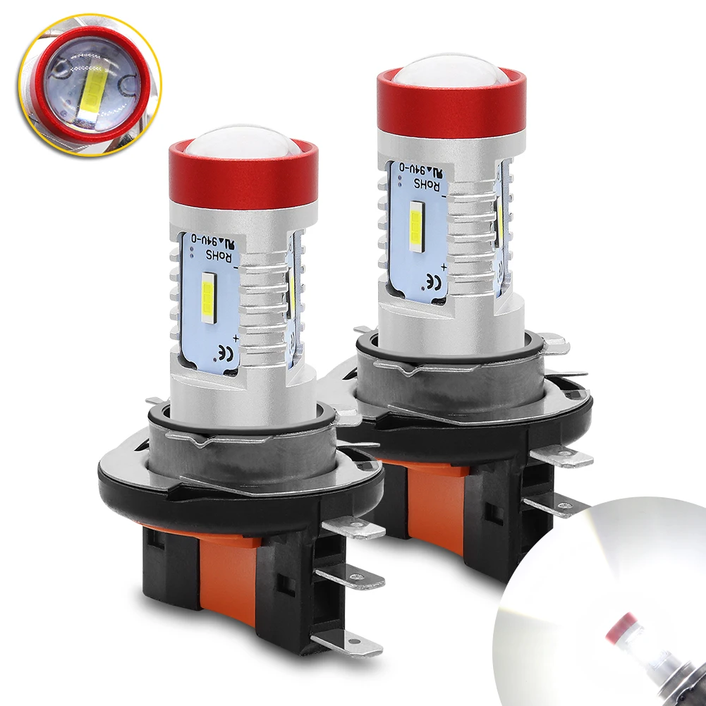 

2 шт., Автомобильные светодиодные лампы H15 1860 SMD 6000K