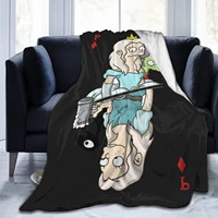 disenchantment flannel blanket lightweight cozy bed blanket soft throw blanket fit couch sofa suitable for all season 60 x5