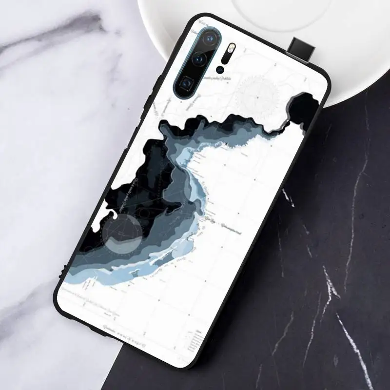 

World Map Travel pattern Phone Case For Huawei honor Mate P 10 20 30 40 Pro 10i 9 10 20 8 x Lite