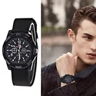 Reloj Hombr мужские часы, модные светящиеся, с двойной шкалой, спортивные мужские часы, нейлоновый ремешок для подарочных часов, мужские часы мужские F3