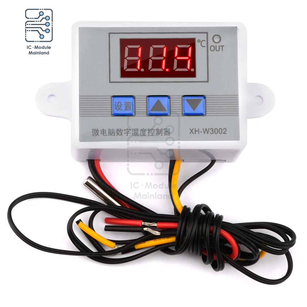 

DM-W3002/XH-W3002 Digital LED Temperature Controller DC 12V 24V AC110V-220V Professional Thermostat Regulator Control Switch