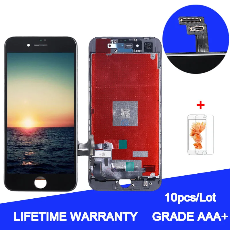 10 шт./лот для ЖК-экрана стекло AAA iPhone 55S 5C SE 66P 6S 6SP 7P 8P lcd дигитайзер Pantala модуль с