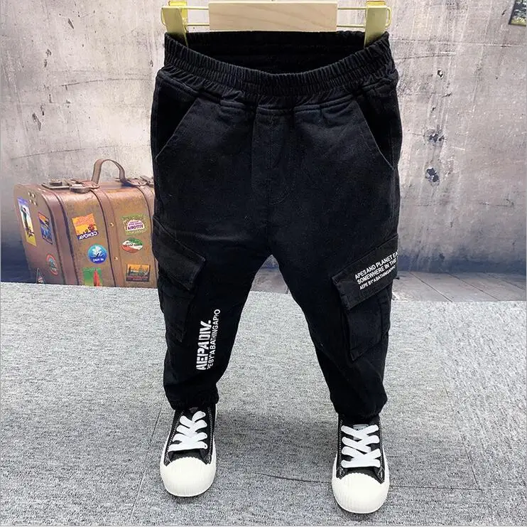 Спортивный костюм для малышей зимний комплект детской одежды модная брендовая