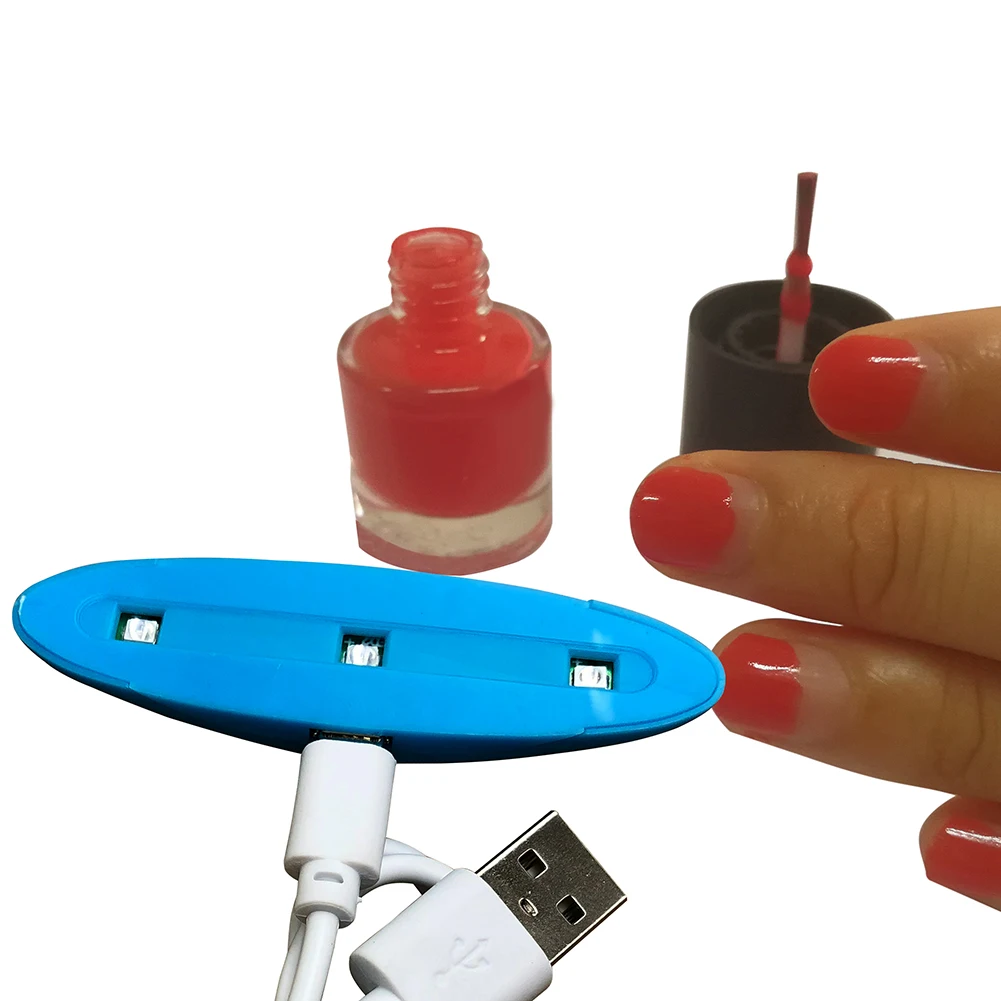 6 Вт Мини мост USB светодиодный Сушилка для ногтей светильник УФ лампа для сушки гель-лака маникюрный аппарат