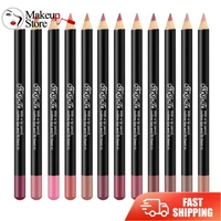 12 colors lip liner pencil nude matte lipliner moisturizing waterproof long lasting lipstick liner professional makeup tool