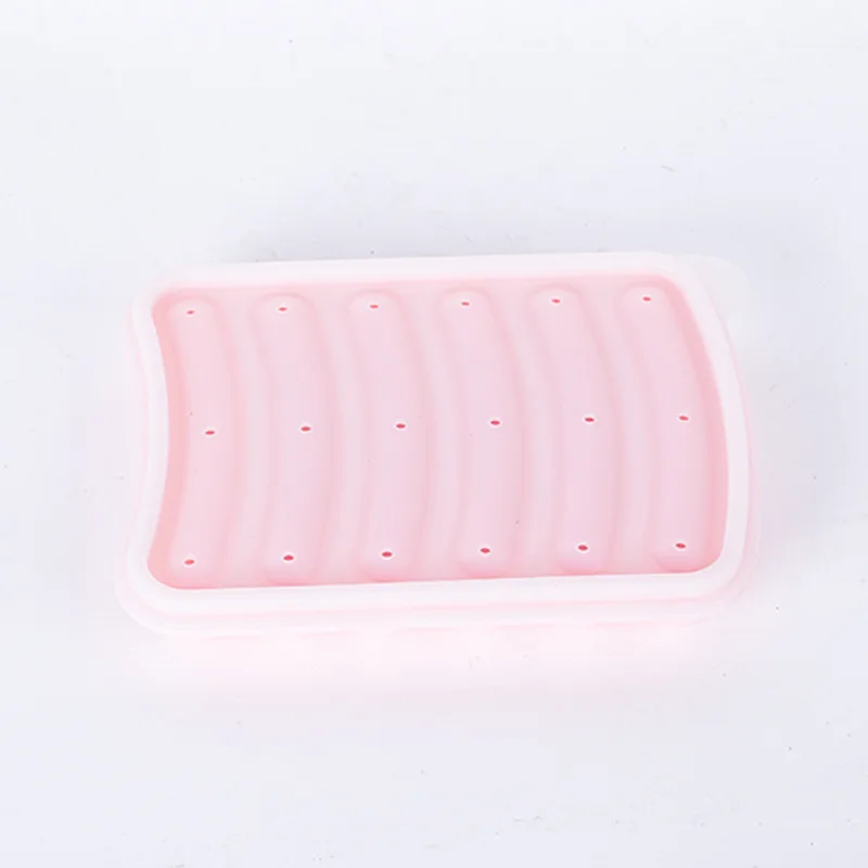 

6 Long Strips of Silicone Sausage Hot Dog Ham Cake Baked Finger Biscuit