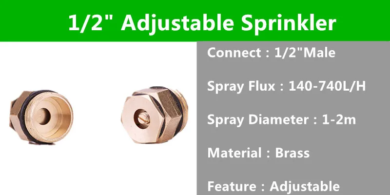 10 шт. насадка для распылителя 1/2 дюйма|fountain nozzle|mist sprinklermisting sprinkler nozzle |