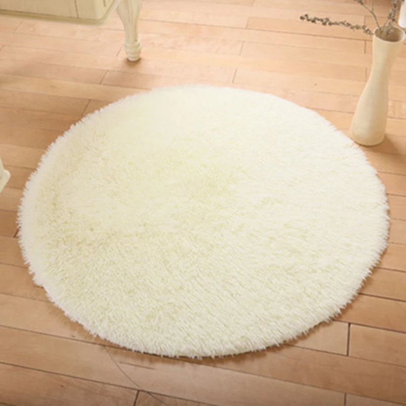 

Living room learning balcony yoga carpet soft round living room bedroom pad 0.3 m color multi-choice pad Random Color