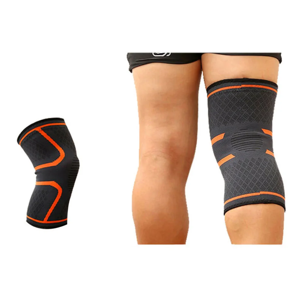 

1 Pair Of Knee Pads Sports Knit Knee Patella Support Brace Pads Fitness Compression Sleeve Elastic Knee Sleeve Support Sports
