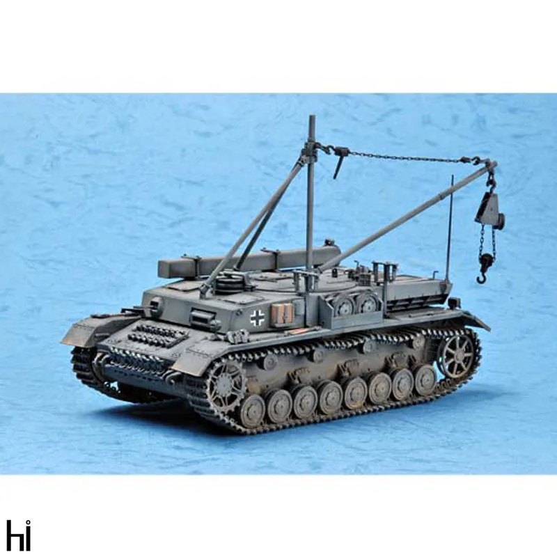 Немецкий танк Bergepanzer IV Модель для сборки модель детей военная 00389 1/35 | Игрушки и