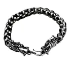 Браслет из чистого серебра s925 пробы в форме сороконожки, Мужской гладкий хипстерский браслет из тайского серебра в японском и южнокорейском стиле