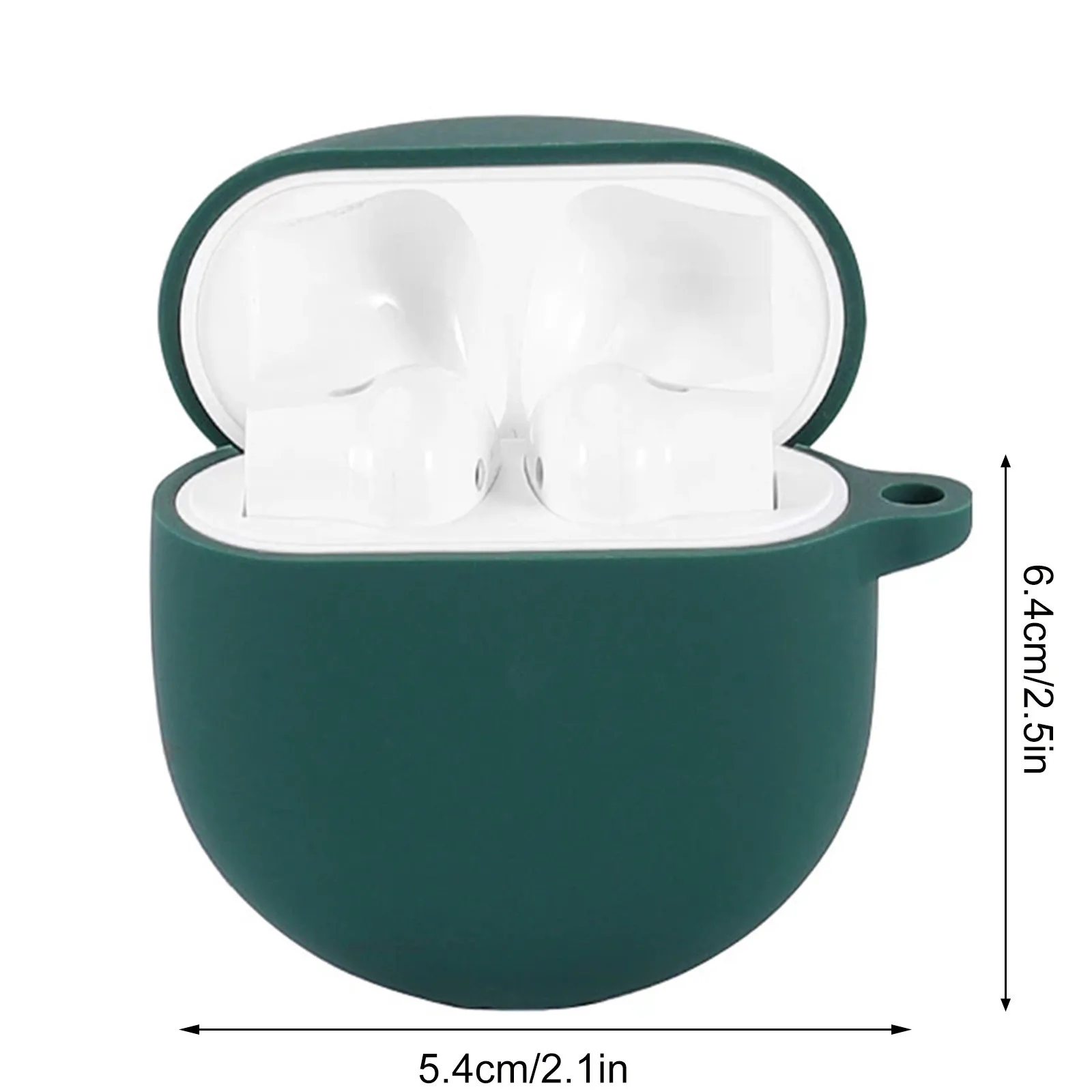 

Silicone Protective Case Cover Compatible With Oneplus Buds Earbuds Portable Bluetooth Shockproof Headset Protective Case
