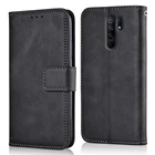 Чехол-бумажник для Xiaomi Redmi 9 9A 9C 8 7 8A 7A 6 6A, кожаный