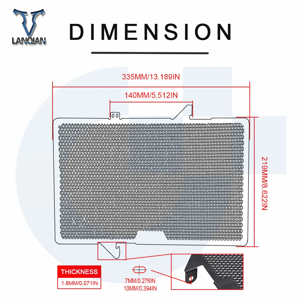 

Motorcycle Accessories Radiator Grille Guard Cover motorbike For Honda CBR650F 2014 2015 2016 2017 2018 Radiator Guard with logo