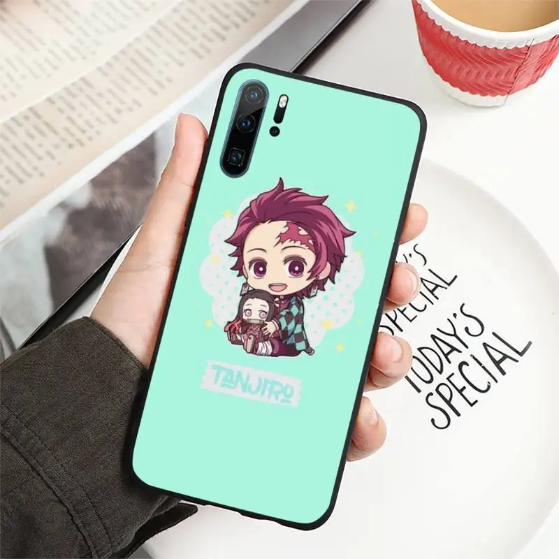 

Kimetsu no Yaiba cartoon Japan anime Phone Case For Huawei honor Mate P 10 20 30 40 i 9 8 pro x Lite smart 2019 nova 5t
