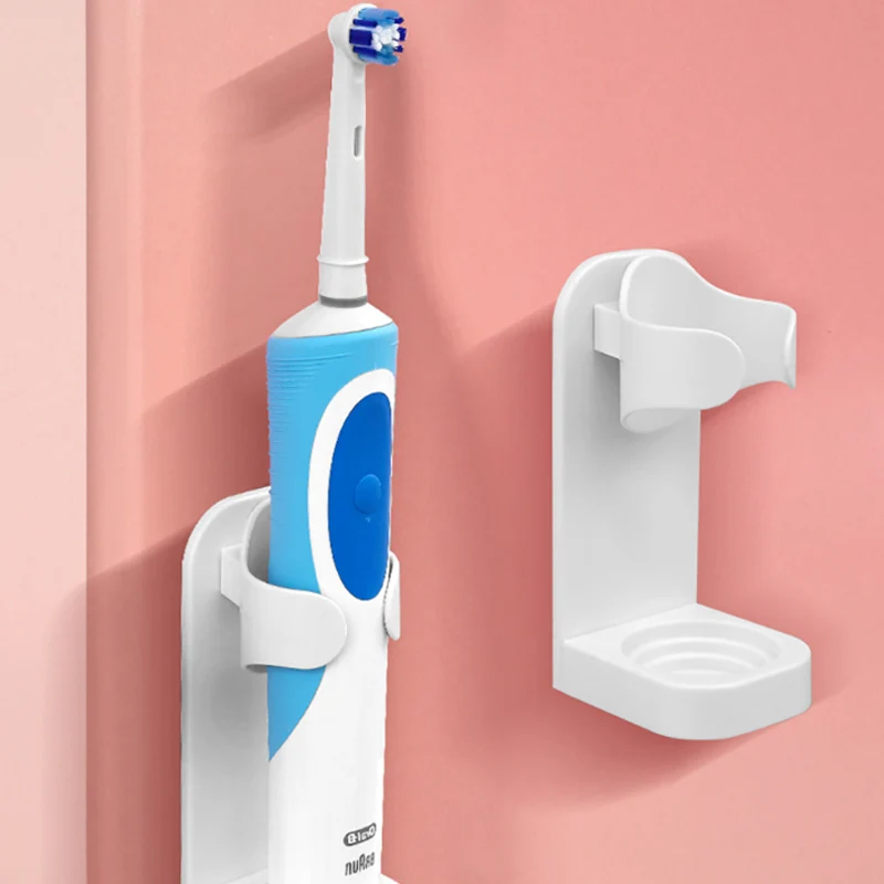 

2/1PCS Electric Toothbrush Holder Traceless Toothbrush Stand Rack Wall-Mounted Bathroom Adapt Many Electric Toothbrush Holder