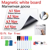 dry erase white board flexible pad magnet fridge for home office kitchen school magnetic whiteboard message board