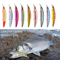 minnow fishing lure hard lures 23g 130mm floating swing crankbait bait trolling artificial lures tackle artificial fishing bait