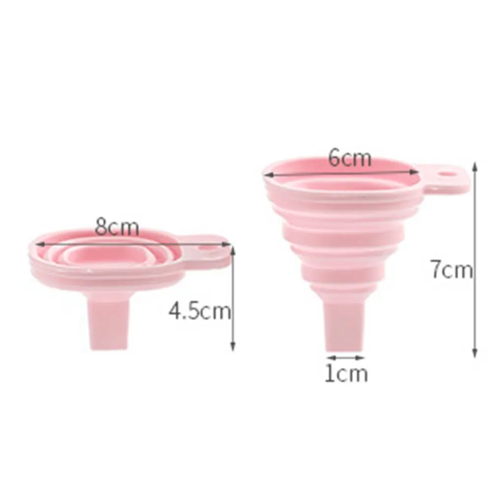 Силиконовая квадратная телескопическая домашняя труба Воронка конический