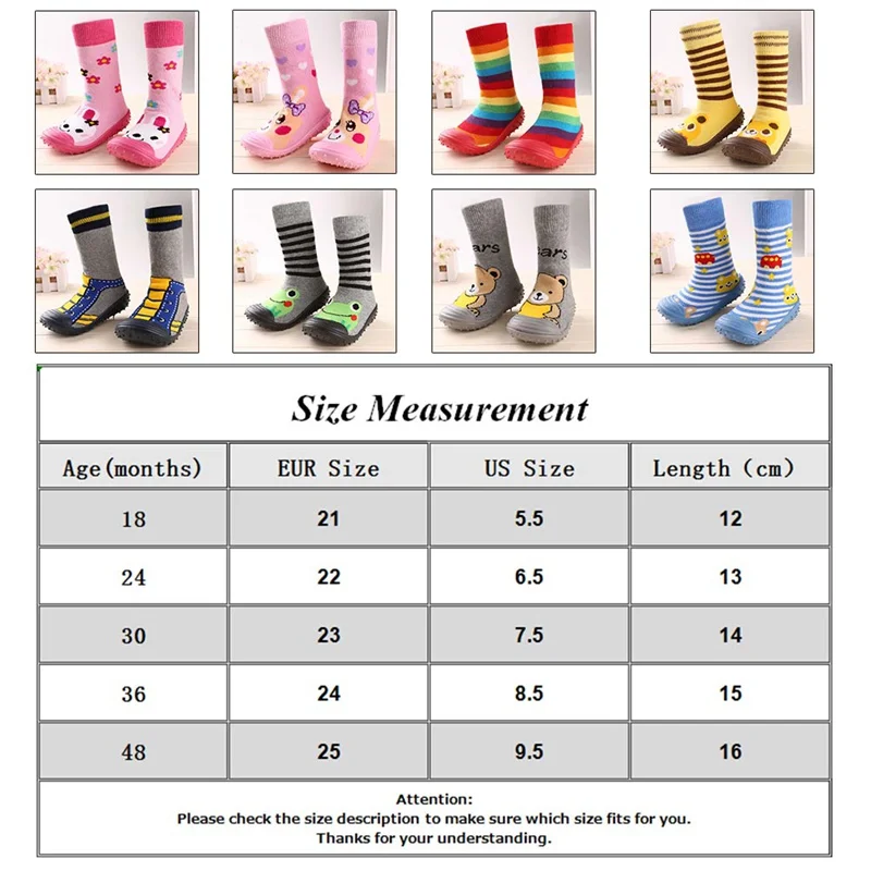 

Baby Anti Slip Socks Learning To Walk Cotton Baby Socks Toddler Indoor Floor Shoes With Rubber Soles Infant Socks