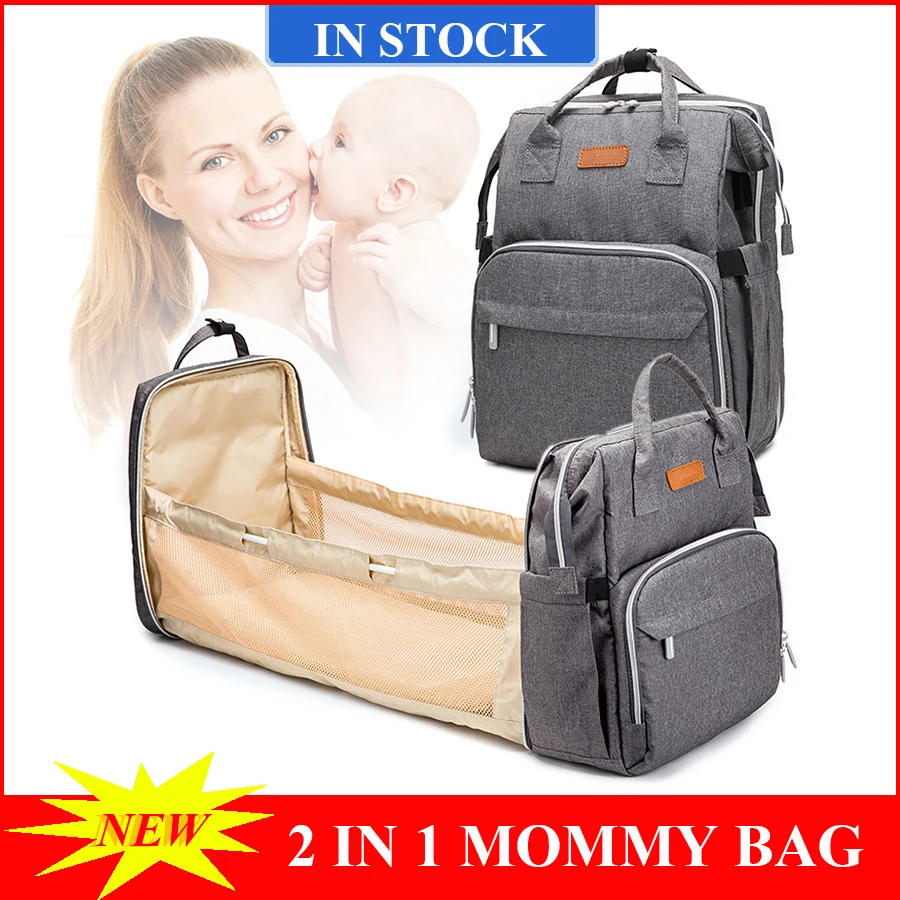 

Multifunctional Portable Diaper Bag Baby Travel Backapack Baby Bed Diaper Changing Table Pad For Mom Dad Baby Nappy Bag Baby Bed