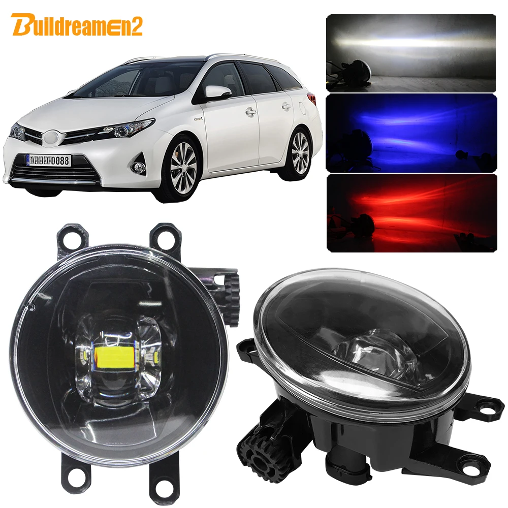Buildreamen2 для Toyota Auris 2012 2013 2014 2015 2016 2017 2018 автомобиля H11 светодиодный лампы