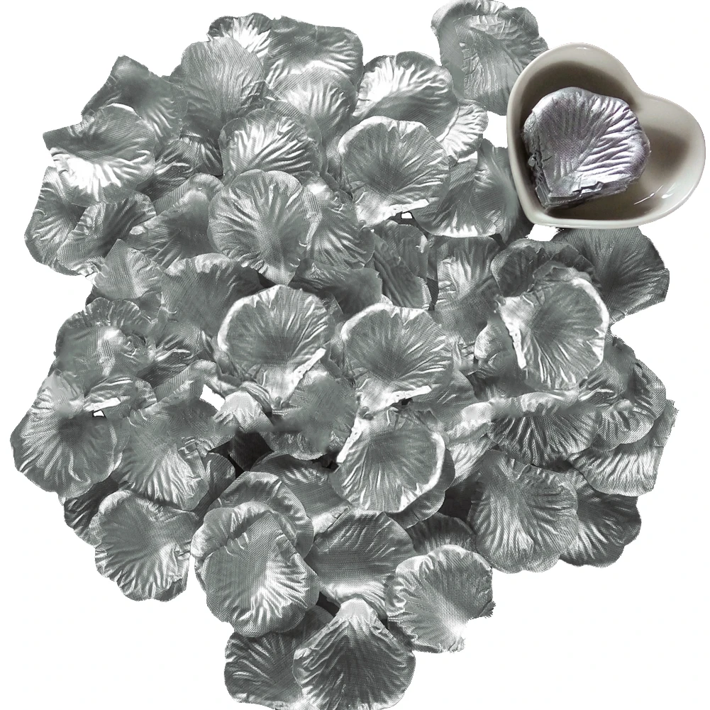 Новый 100 шт. Шелковая Роза Лепесток для романтические украшения свадьбы