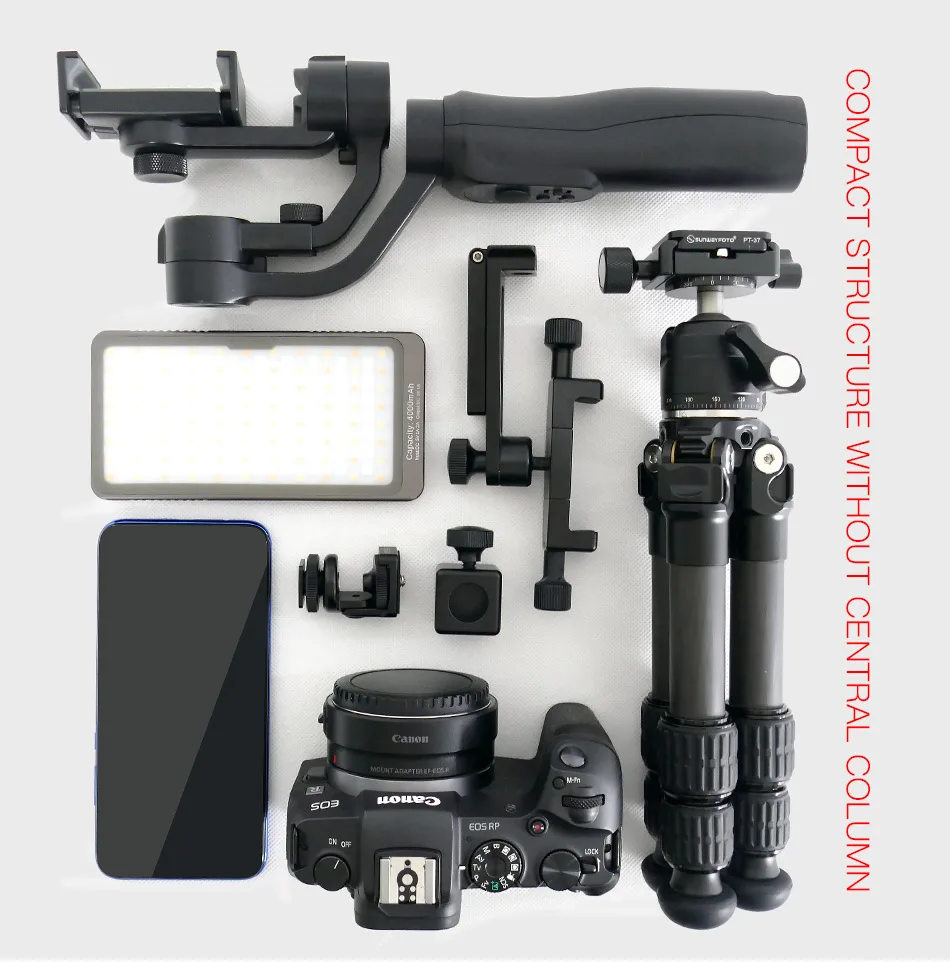 SUNWAYFOTO T1C30N светильник маленький мини карбоновый Dslr штатив для камеры Профессиональный карбоновый штатив для телефона Аксессуары для камеры видео