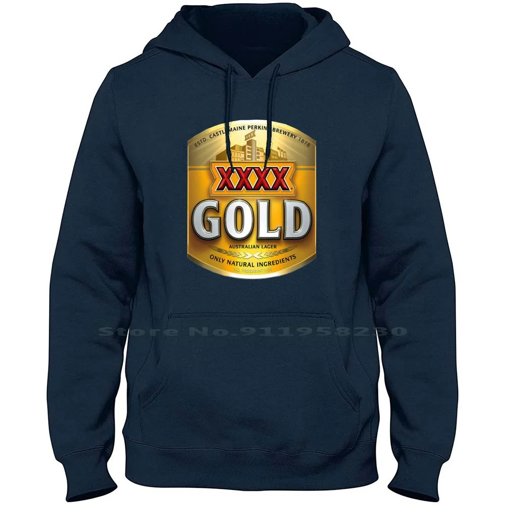 

Gold Plated Men Women Hoodie Pullover Sweater 6XL Big Size Cotton Plate Party Music Drink Tage Meme Late Gold Beer Old Age Ink