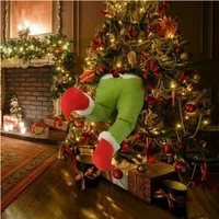new year the thief christmas tree decorations grinch stole christmas stuffed elf legs funny gift for kid christmas ornaments