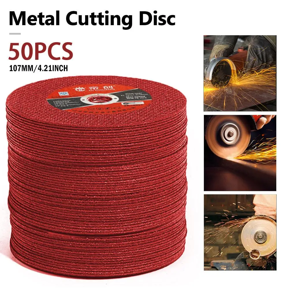 50PCS/25PCS Cutting Discs 100 Angle Grinder Stainless Steel Metal Grinding Wheel Blades Resin Cutting Disc For Angle Grinder