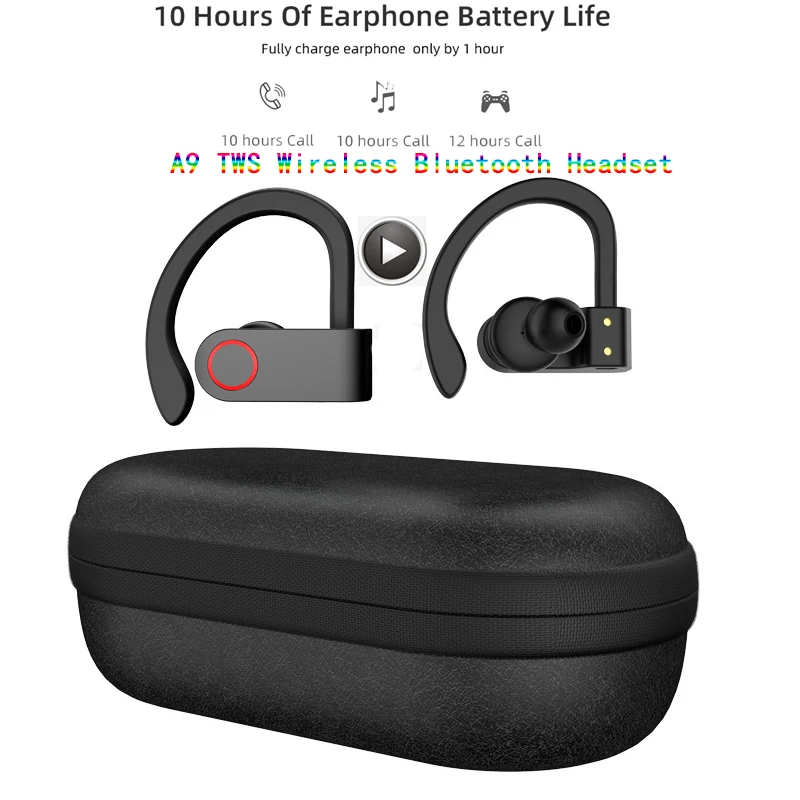 Bluetooth наушники A9 Tws мини Беспроводные спортивные громкой связи беспроводная