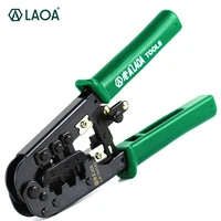 laoa crimping pliers rachet network tool kit crimper 468p portable lan utp cable stripper plug clamp pc hand tool