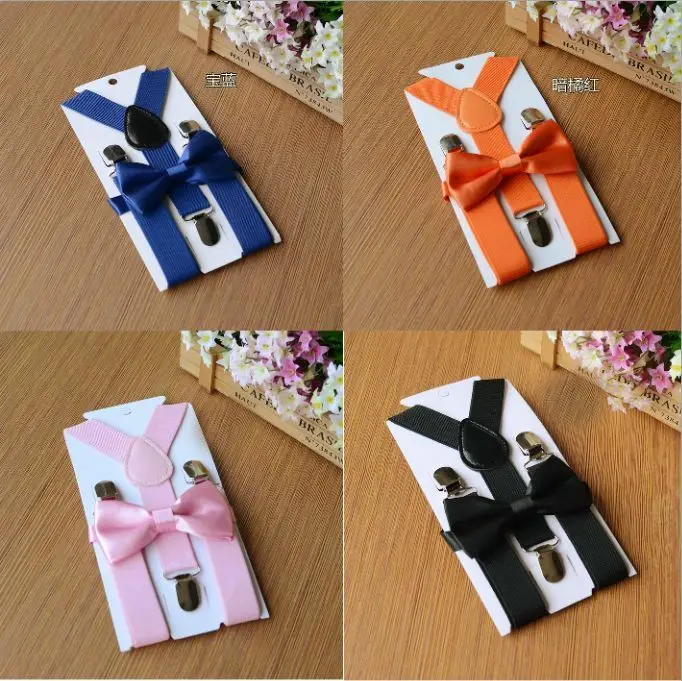 Новинка 2020 года Модный детский регулируемый комплект с галстуком-бабочкой и