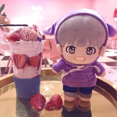 Модные корейские Мультяшные Плюшевые Куклы Kawaii плюшевые мягкие куклы