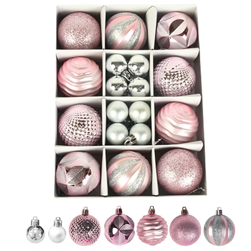 

Assorted Color Christmas Balls Christmas Tree Ornaments Balls Xmas Decorations Hanging Tree Pendants New Year Gift