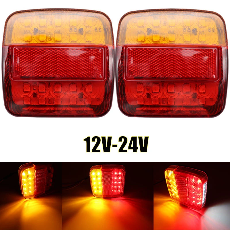 2 шт. стоп сигнал заднего хода для прицепа грузовика фургона|Система освещения