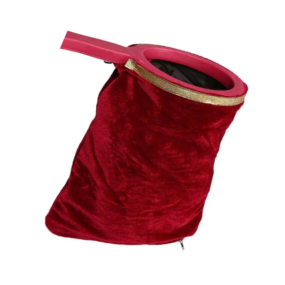 Bolsa de magia vac&iacute;a para trucos de mago, herramienta de juego, cambio de figura, accesorio de escenario-4