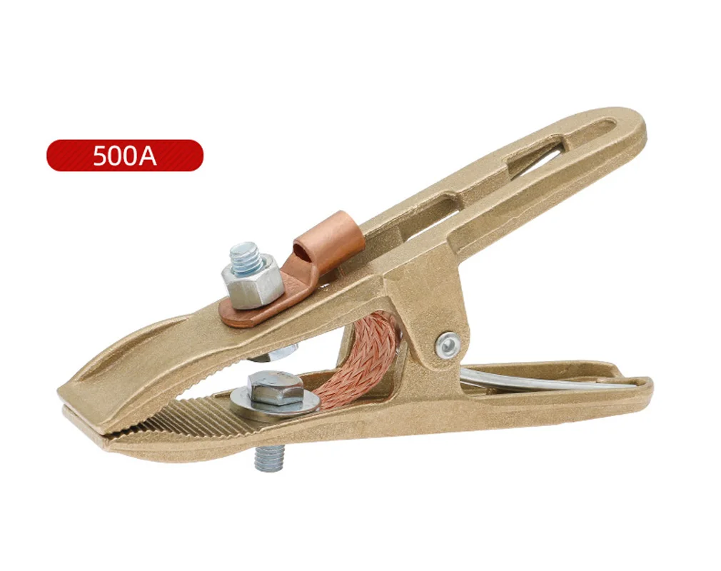 

1PC 500A A Type Earth Clamp Brass Pliers For Welding Machine