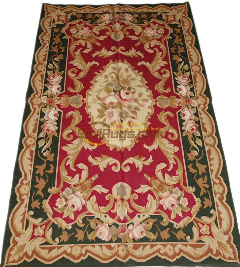 Xpa6007b FPASTEL антикварный светильник Цветной ковер Aubusson Французский потертый