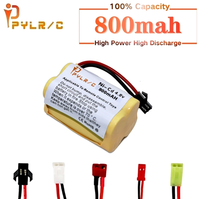 1 шт. аккумуляторная батарея 4 8 в для радиоуправляемых игрушек автомобилей танков