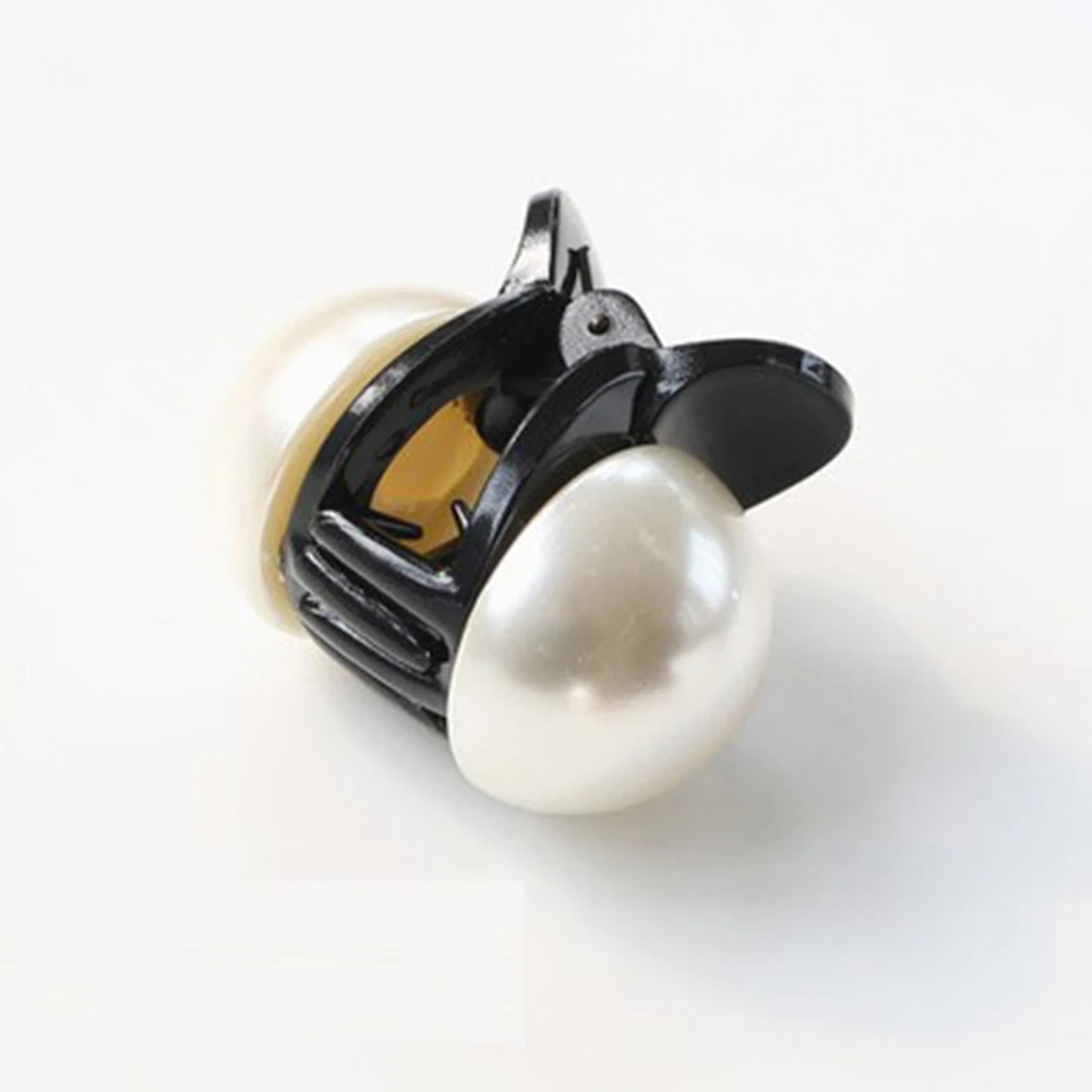 Заколка-краб для волос женская с жемчугом |