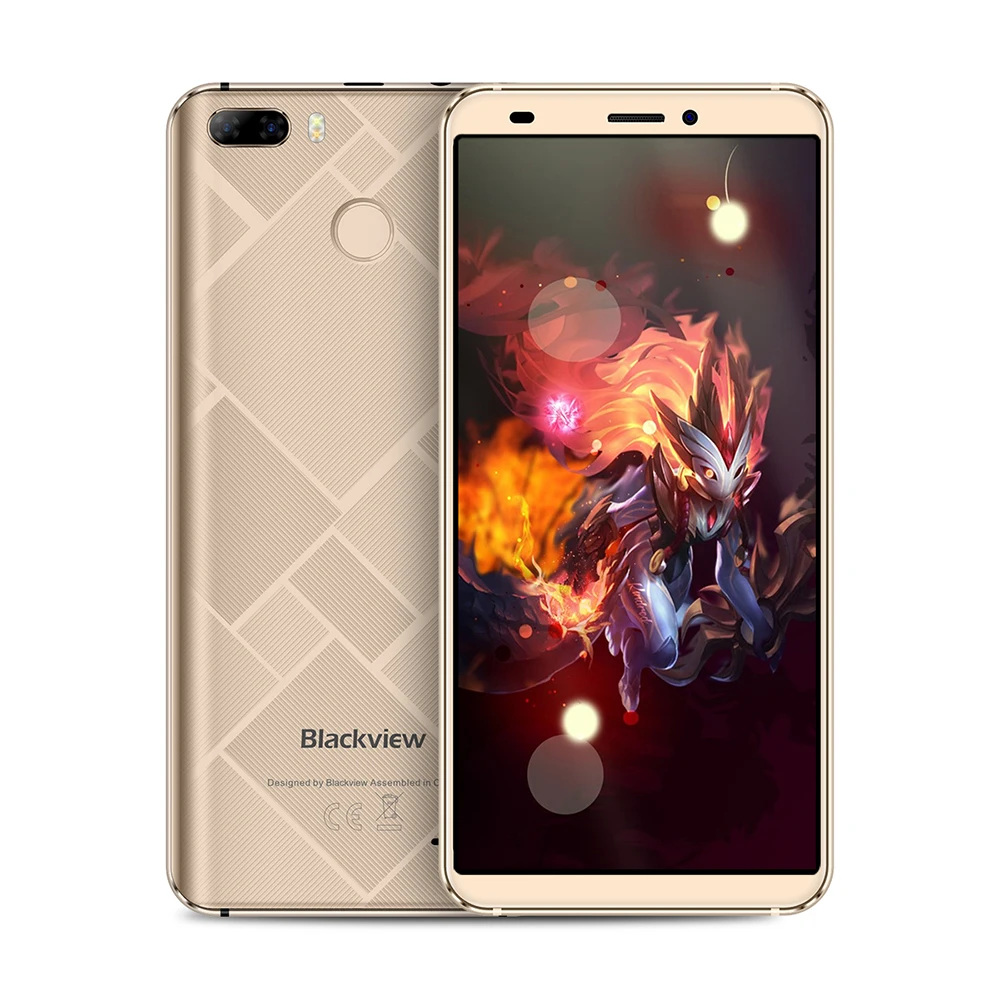 Blackview S6 мобильный телефон 4180 мАч 5 7 дюйма HD + Sceen 2 Гб 16 четырехъядерный Android 0