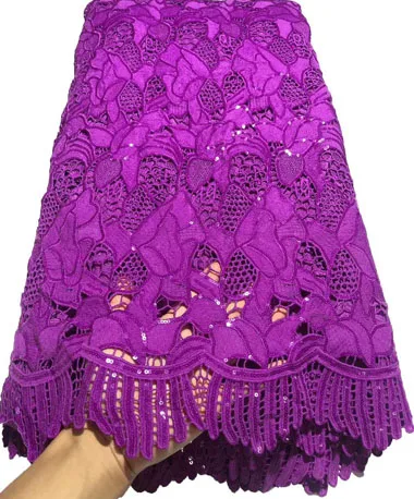 Высококачественная африканская кружевная ткань с отверстиями нигерийский гипюр