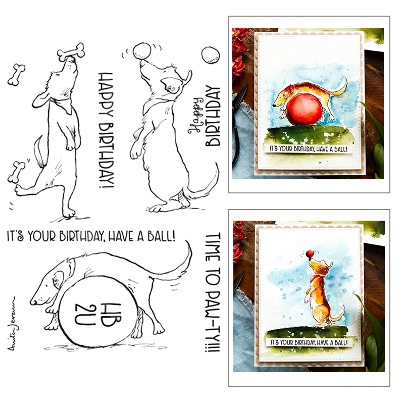 Новинка 2021 прозрачные штампы с изображением животных мыши кота лисы и набор