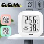 Мини-термометр с ЖК-дисплеем, цифровой Комнатный гигрометр с датчиком температуры и влажности, инструмент для измерения температуры