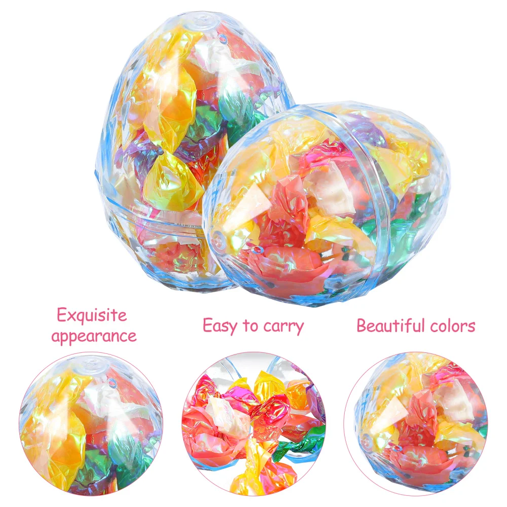 

24pcs Candy Packing Box Transparent Wedding Gift Package Box Candy Wrapping Box